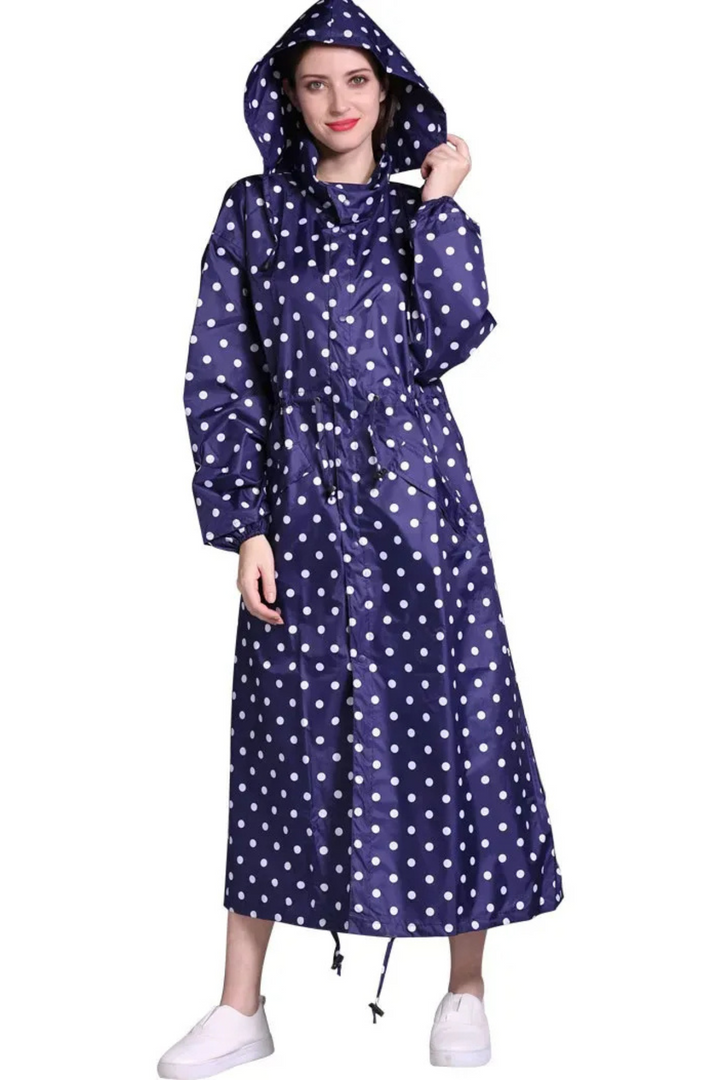 Women's Rain Jacket with Hood | Stylish Waterproof Coat