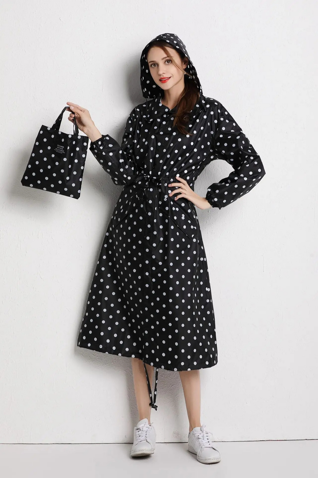 Women's Rain Jacket with Hood | Stylish Waterproof Coat