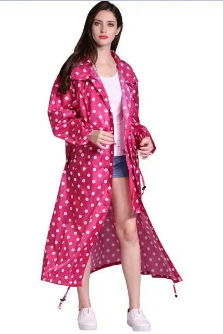 Women's Rain Jacket with Hood | Stylish Waterproof Coat