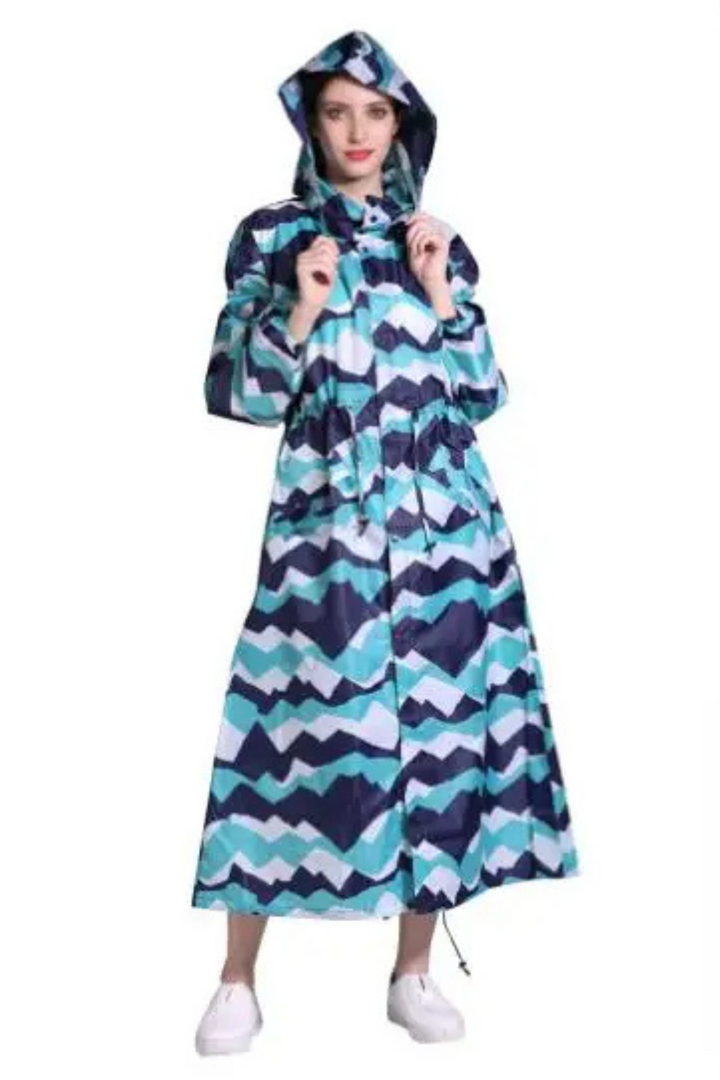 Women's Rain Jacket with Hood | Stylish Waterproof Coat