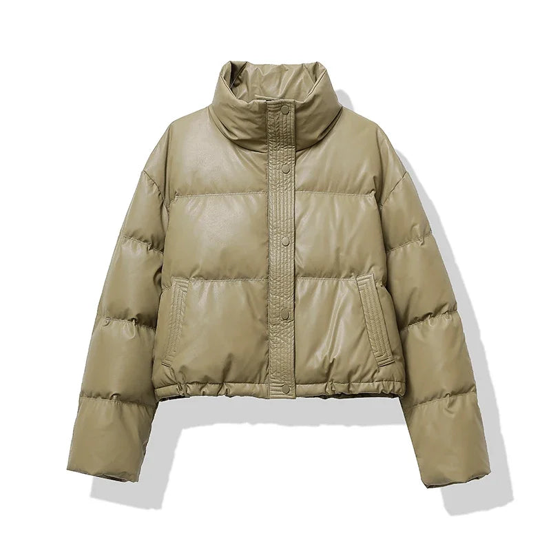 Women's Short Quilted Puffer Jacket | Winter Coats Women