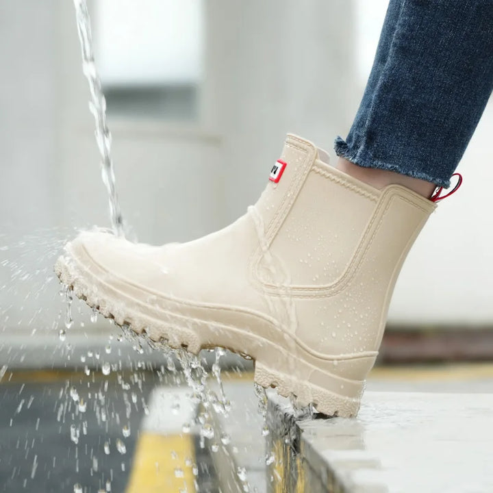 Women's Short Waterproof Rain Boots | Rubber Outdoor Footwear