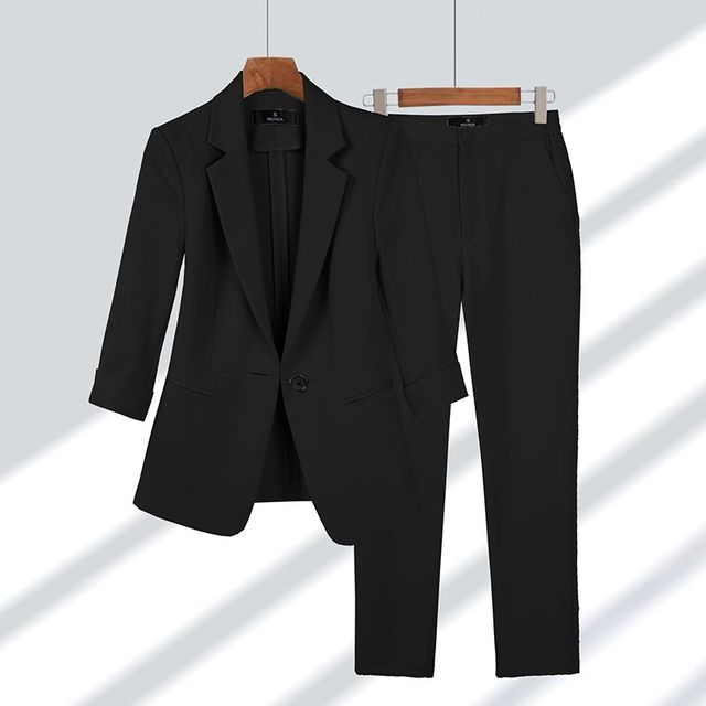 Women's Suit Blazer Trouser Set | Elegant Pant Suits for Women