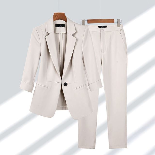 Women's Suit Blazer Trouser Set | Elegant Pant Suits for Women