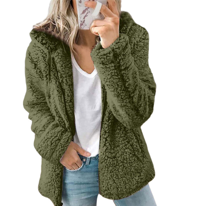 Women's Teddy Fleece Jacket | Winter Coats Women