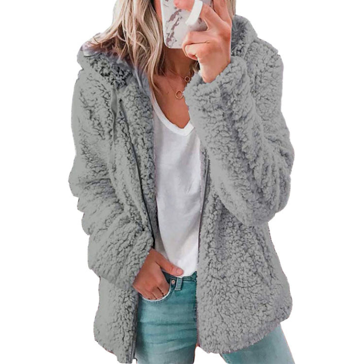 Women's Teddy Fleece Jacket | Winter Coats Women