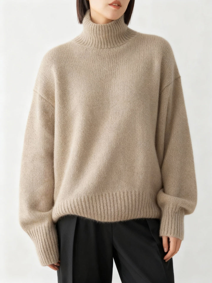 Women's Turtleneck Sweater | Soft Knit Top