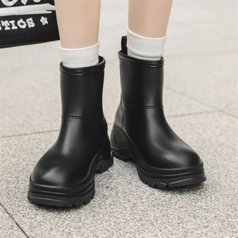 Women's Waterproof Mid-Calf Boots | Slip-Resistant Footwear