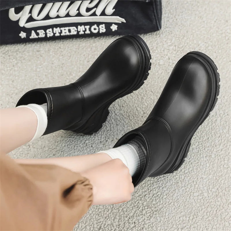 Women's Waterproof Mid-Calf Boots | Slip-Resistant Footwear