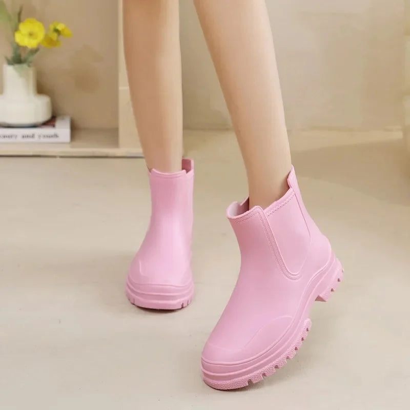 Women's Waterproof Rain Boots | Slip Resistant Rubber Boot