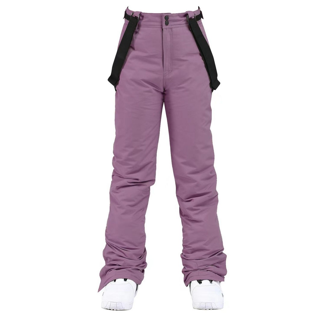 Women's Waterproof Ski Pants with Braces | Snow Pants