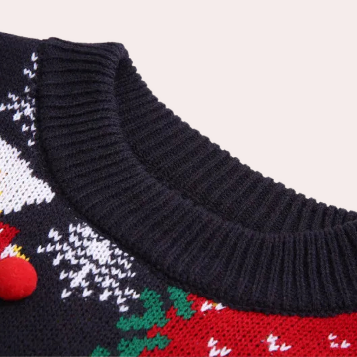 Womens Christmas Sweater | Colorful Knitted Design