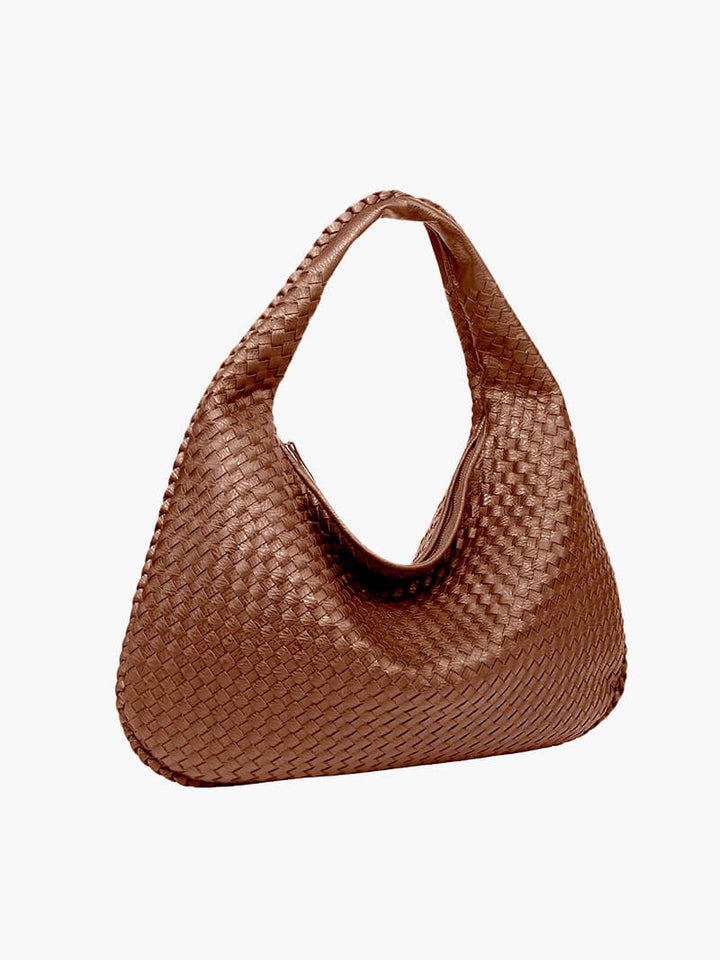 Woven Shoulder Bag | Chic Slouchy Design for Women