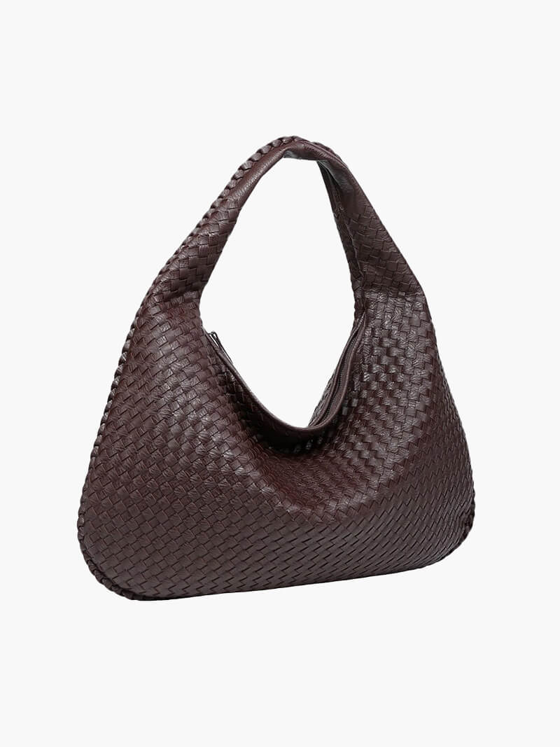 Woven Shoulder Bag | Chic Slouchy Design for Women