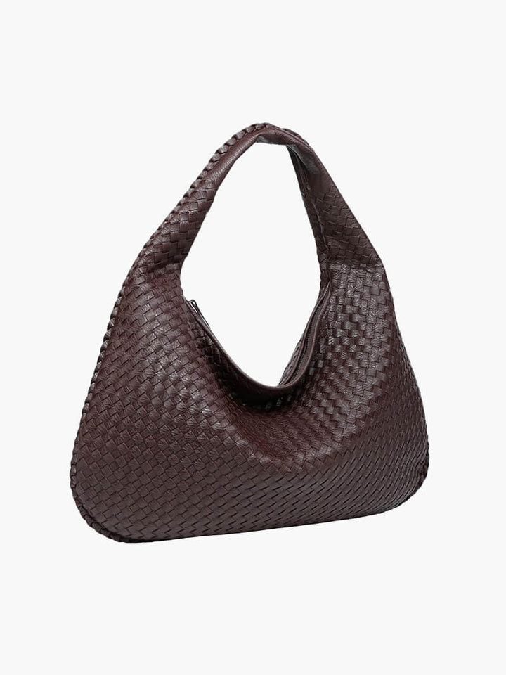 Woven Shoulder Bag | Chic Slouchy Design for Women