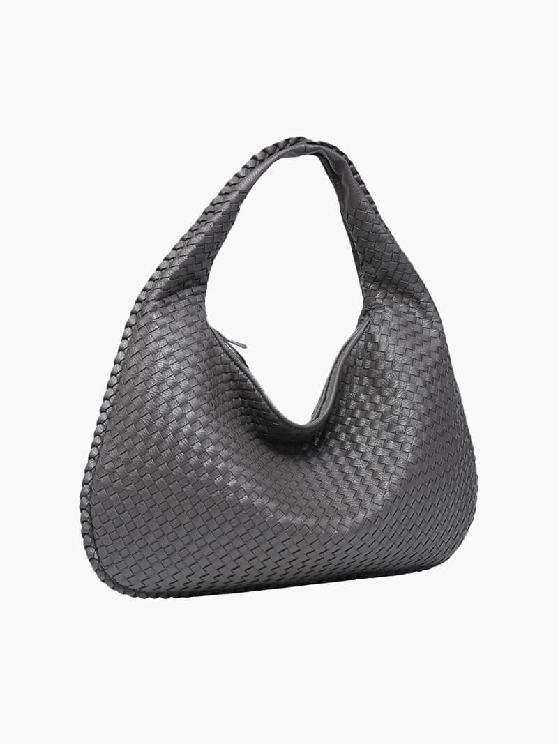 Woven Shoulder Bag | Chic Slouchy Design for Women