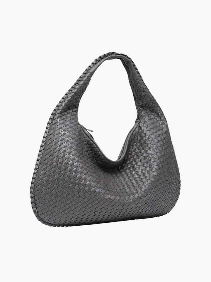 Woven Shoulder Bag | Chic Slouchy Design for Women