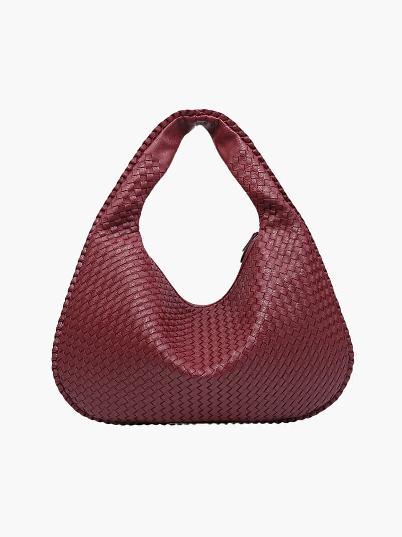 Woven Shoulder Bag | Chic Slouchy Design for Women