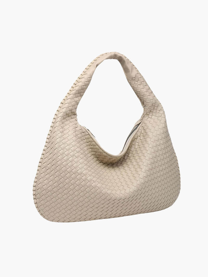 Woven Shoulder Bag | Chic Slouchy Design for Women