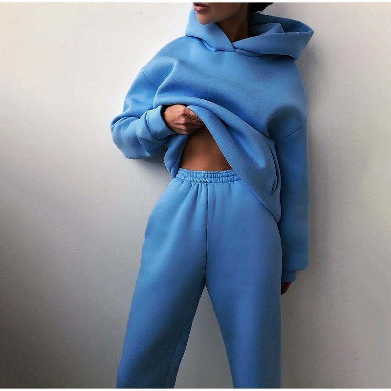 Cozy Jogging Set | Plus Size Loungewear for Women