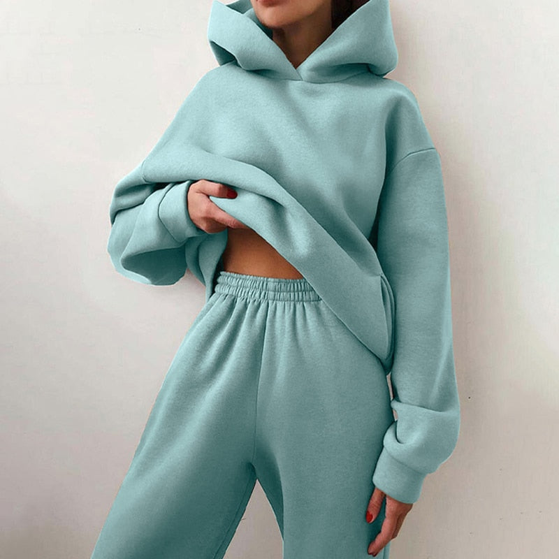 Cozy Jogging Set | Plus Size Loungewear for Women