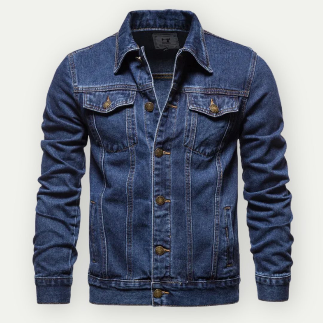 Austin | Men's Classic Denim Trucker Jacket - MORI