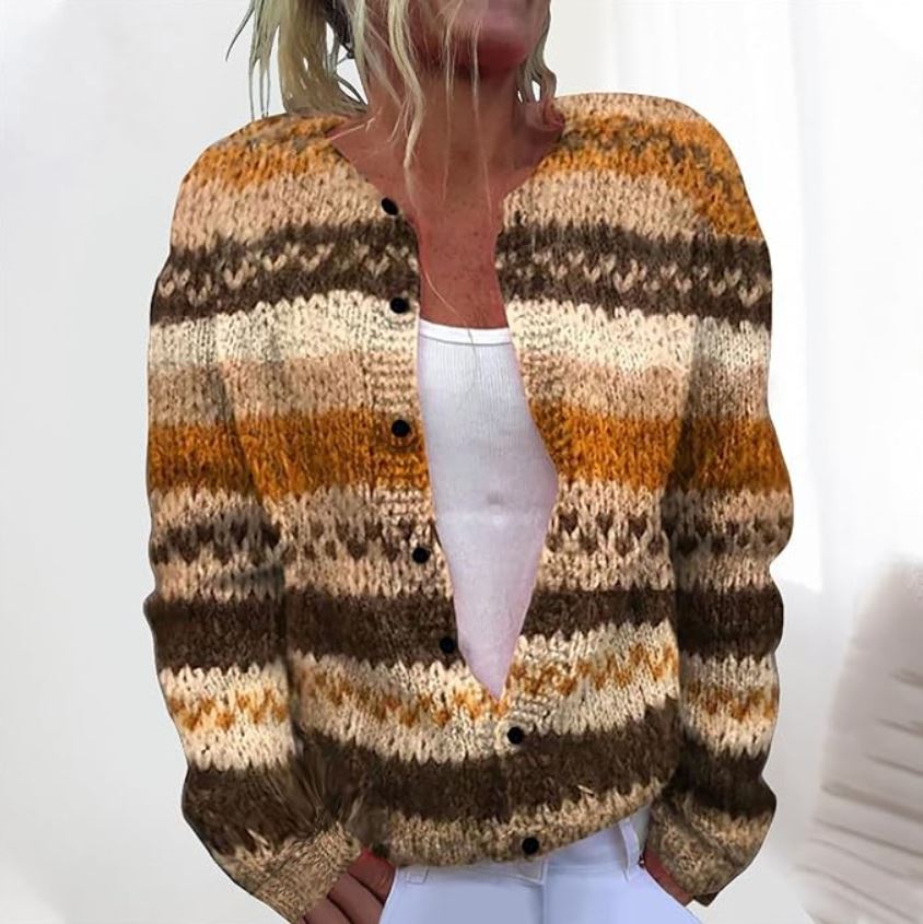 Tova | Cardigan Brown