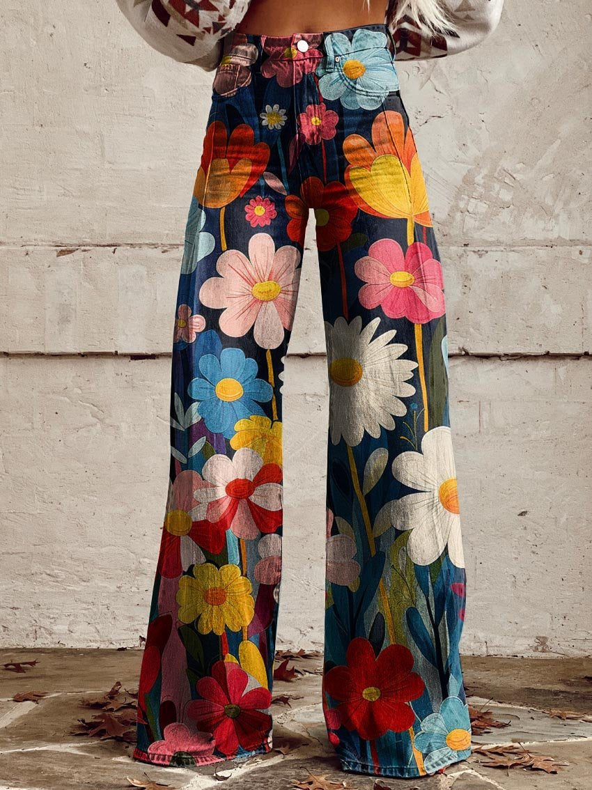 Marianne | Colorful Wide Leg Pants