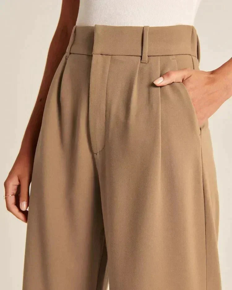 Lena | Tailored Wide-Leg Pants - MORI