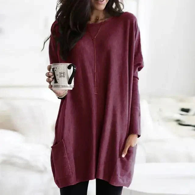 Milea | Long-sleeved Tunic with Pockets - MORI