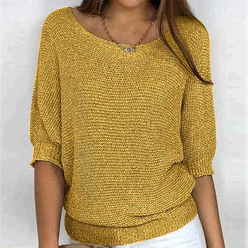Vanessa Sweater, women's crewneck winter sweater - view 7