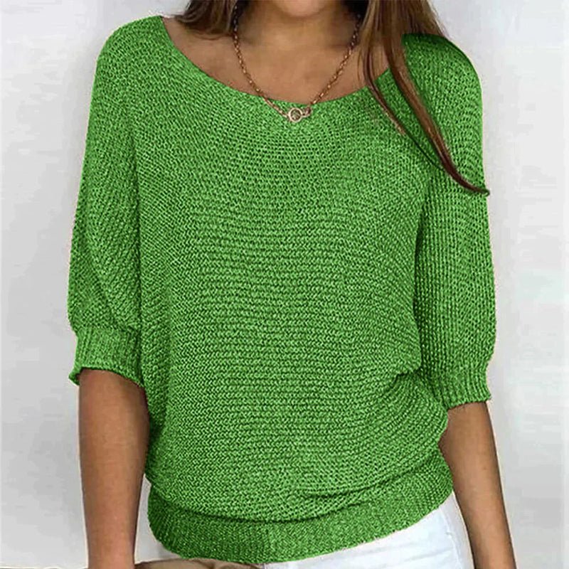 Vanessa Sweater, women's crewneck winter sweater - view 6