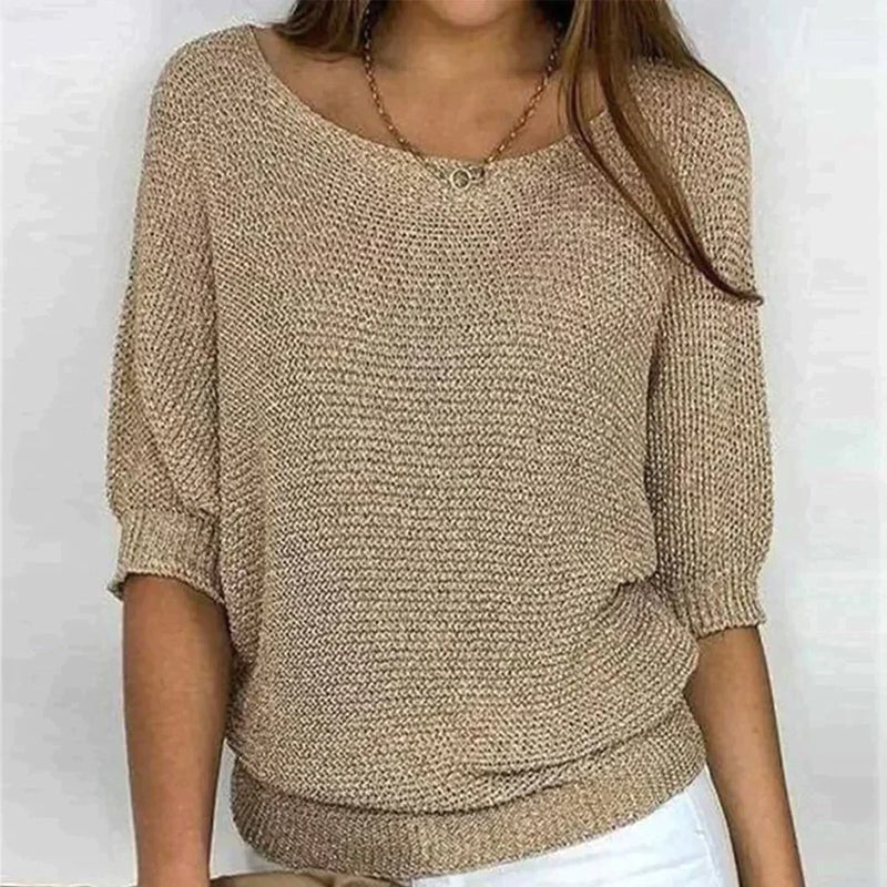 Vanessa Sweater, women's crewneck winter sweater - view 1