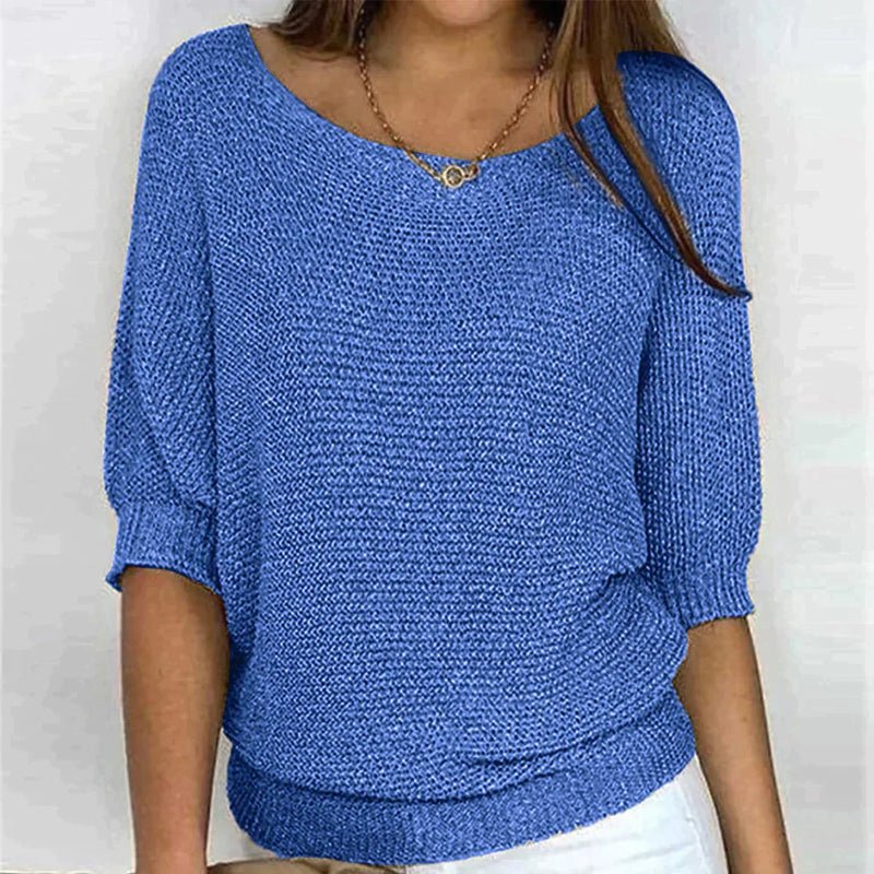Vanessa Sweater, women's crewneck winter sweater - view 4