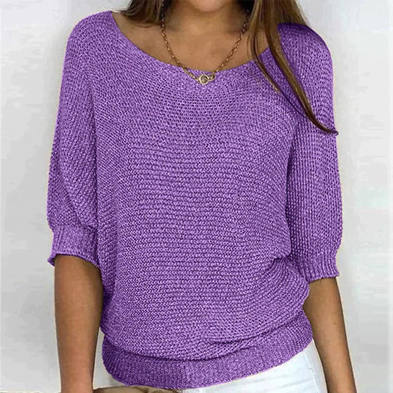 Vanessa Sweater, women's crewneck winter sweater - view 8