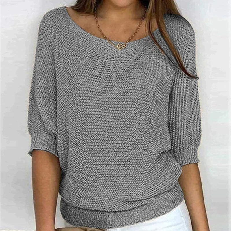 Vanessa Sweater, women's crewneck winter sweater - view 5